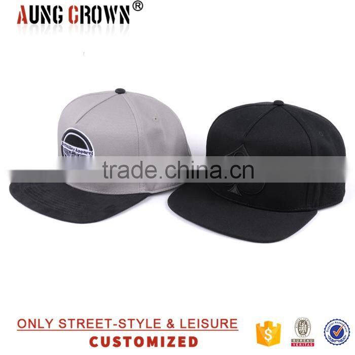 2016 Custom 5 panel cotton snapback hat cap