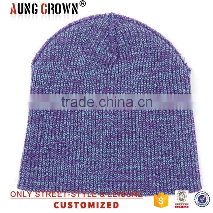 Winter Beanie Knit Slouchy Beanie Hat With Custom Label