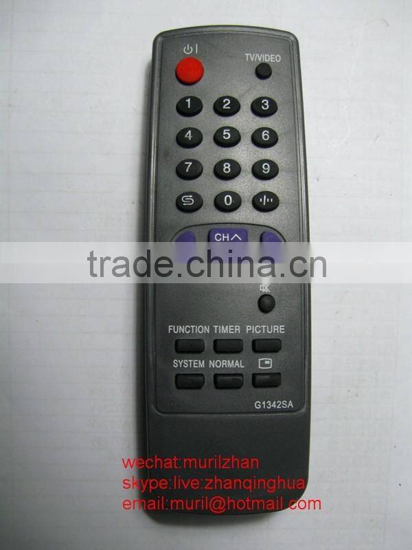 High Quality Black/Dark Blue 25 Keys G1342SA lcd tv remote control for Sharpp