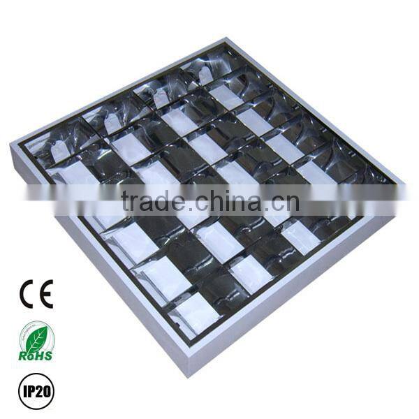 15 years' factory T8 4x18w fluorescent parabolic light