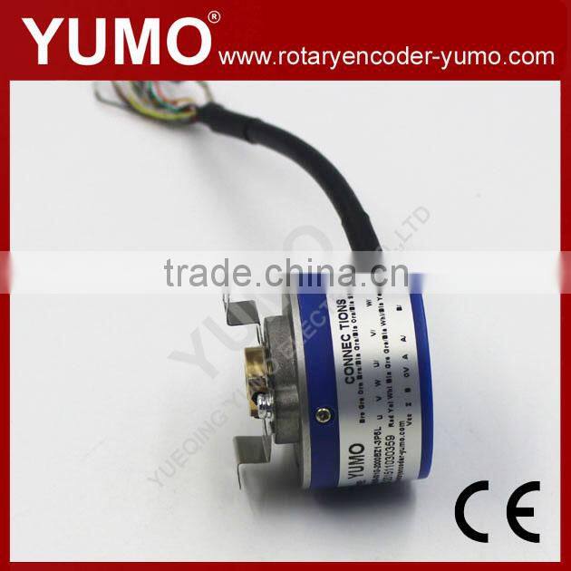 YUMO IHU4808 1000 to 2500 pulse hollow shaft rotary encoder