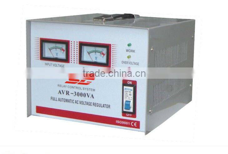 SGAVR 500VA1KVA1.5KVA2KVA3KVA5KVA3000VA5000VASINGLE PHASE ac Automatic Voltage regulator full automatic ac voltage requlator