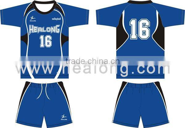 40% Cotton 60% Polyester OEM Sublimated Volleyball Clothing