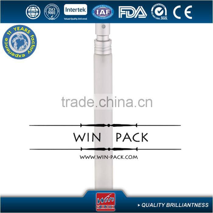 perfum,35ml glass vial for perfume with silver sprayer and silver cap