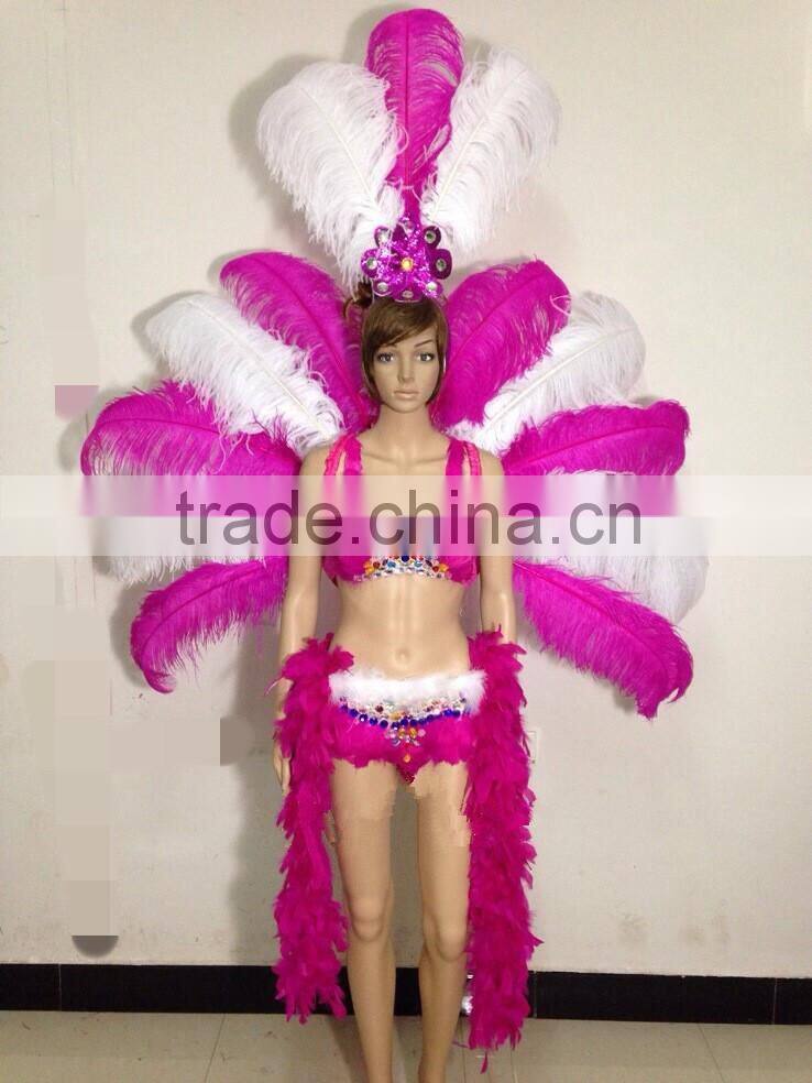 2016 white samba costume/sexy samba costumes for sale