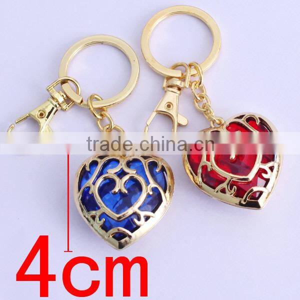 Hot sale the Legend of Zelda keychain key rings PC online game key chain game keychain