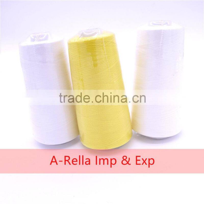 polyester sewing thread 3000y/cone dyed 40s/2