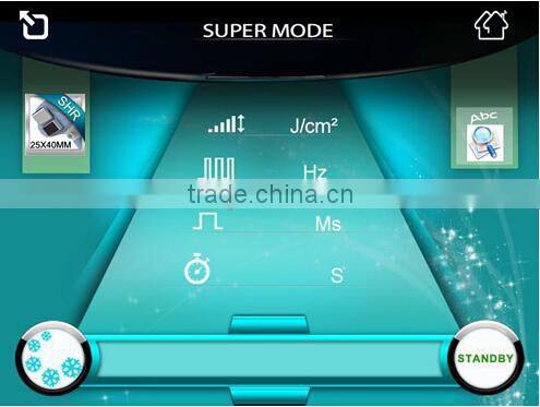 hair removal patent SPT&FCA technology with big spot size aesthetic shr laser machine