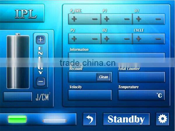 Vertical SHR IPL Permanent Laser Hair Remover 3000W Raynol SHR Laser