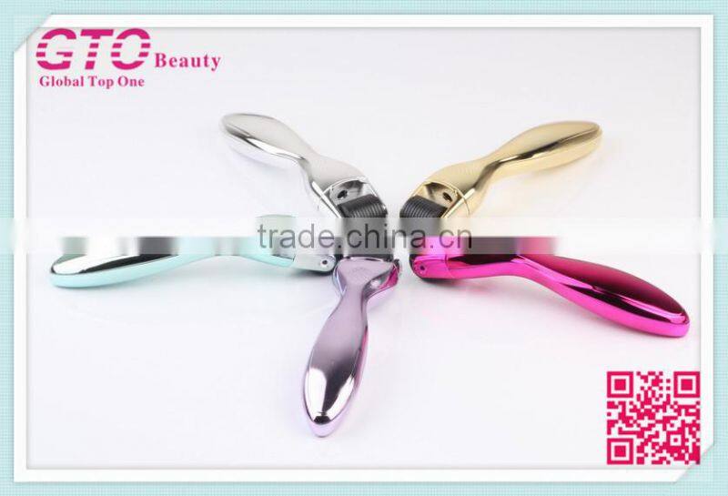 GTO hot sale hair loss treatment derma roller 600 with colorful roller handle