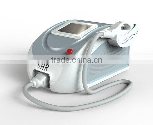 Alibaba Beijing China Supplier Double System Permanent Hair Removal Portable IPL SHR Beauty Machine