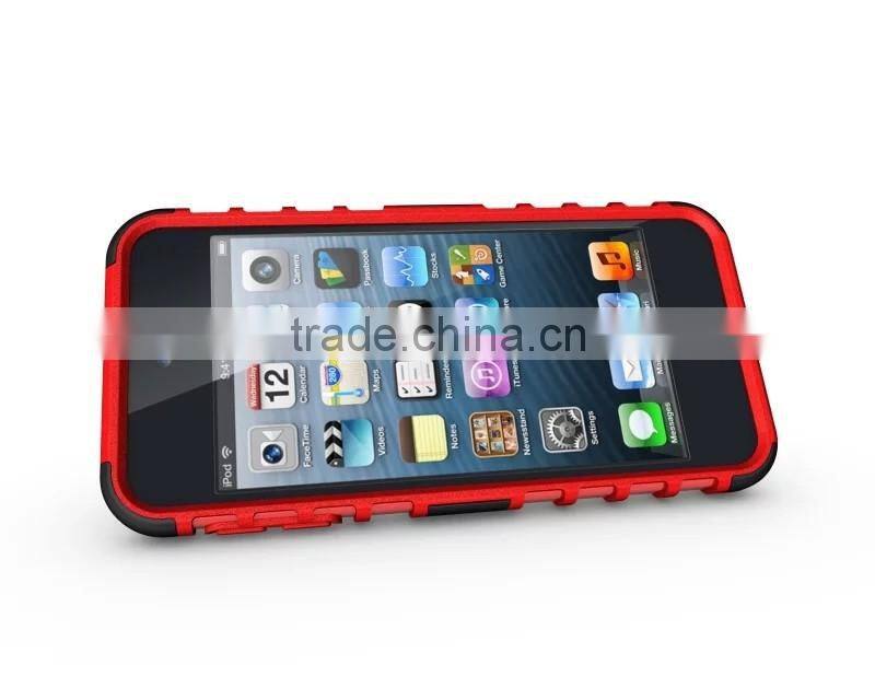 For iPod Touch 6 Armor CASE Heavy Duty Hybrid Rugged Anti-knock Hybird Spider Armor Back Cover For itouch 6 for touch6 armor