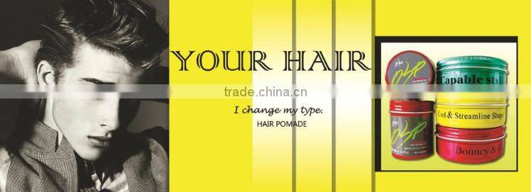 Oem private label water based super hold colorful barber men pomade wax