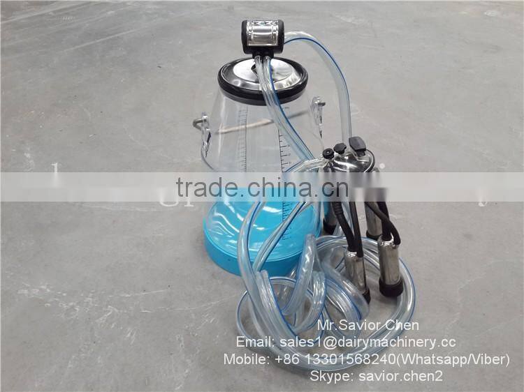 Display Scale 25L Milking Container With Milking Cluster