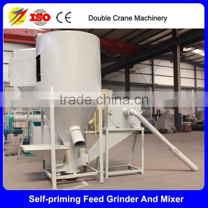 Hot sale livestock and poultry feed crusher and mixer unit for feed mill