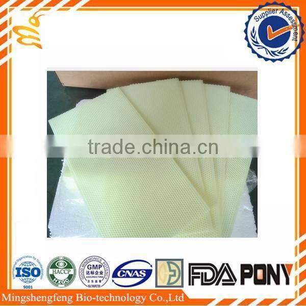 100% nature bulk beeswax foundation sheet for sale