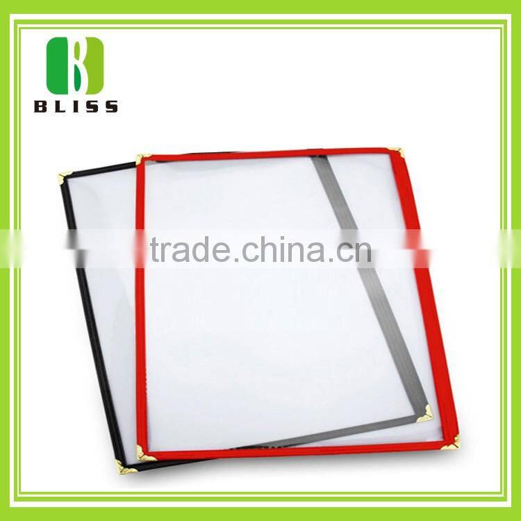 Customize Size High quality clear menu stand