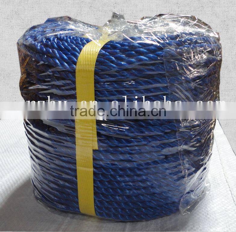 3 strand 4mm twisted polyethylene fishing rope nylon rope