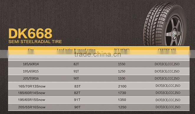 Chinese brand winter PCR tire wholesale