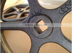 Chinese ductile iron sand casting 4150 steel lathe handwheel