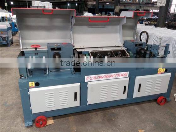 Wire straightening and cutting machine rod cutting machine
