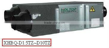 ERP approved high static pressure recuperator with balance air crossflow core