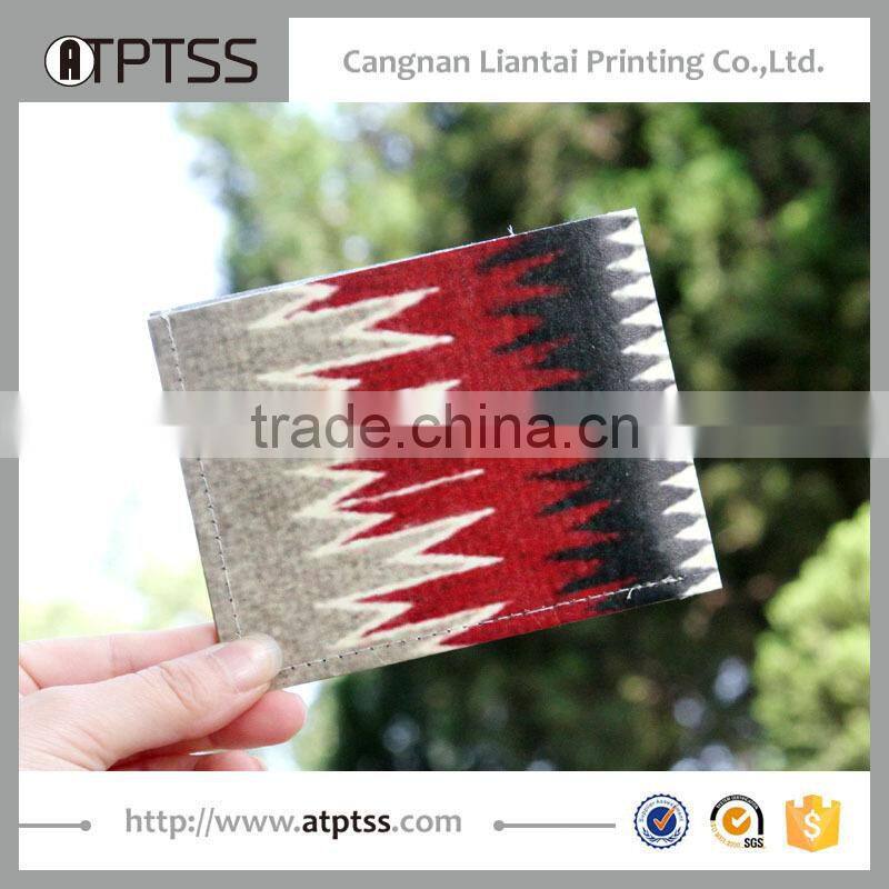LT-Cardigans printed tyvek wallet and paper billfolds wallets