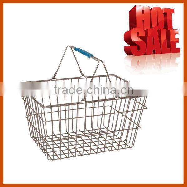 Supermarket Plastic Shopping Basket manufacture