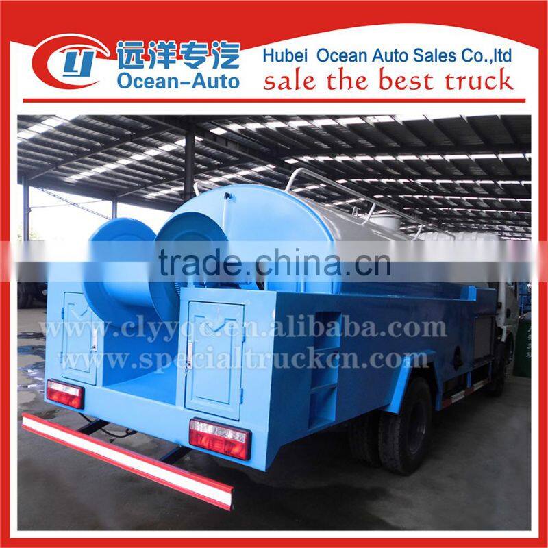 high pressure sewer flushing truck for sale with dongfeng chassis