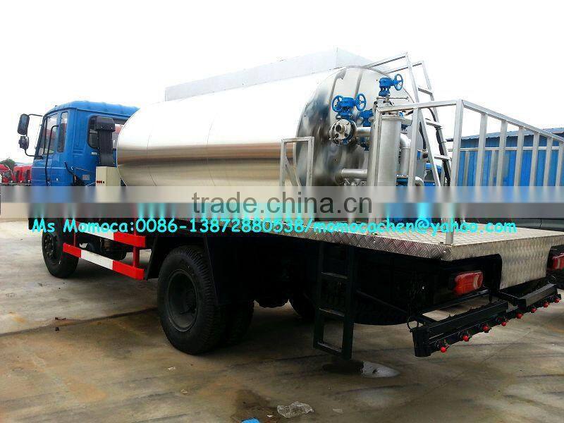10cbm intelligent asphalt distributor,dongfeng truck with bitument distributor