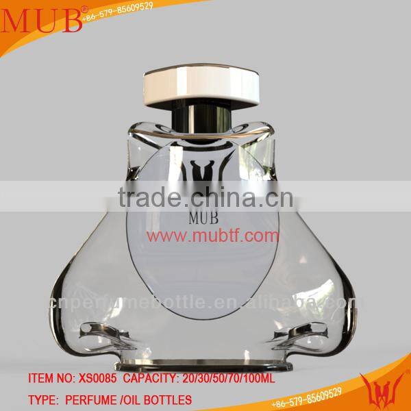 Beauty empty crystal perfume bottles,wholesale crystal perfume bottles