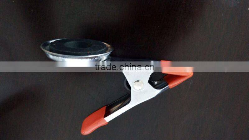 A shape metal magnetic spring clip clamp