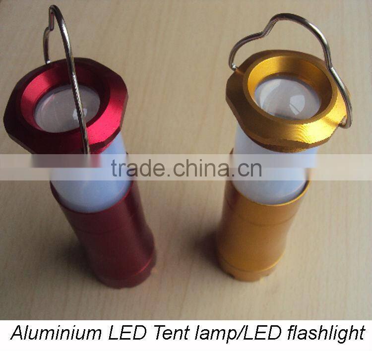 2014 hot selling high quality LED flashlight camping lantern aluminium working light