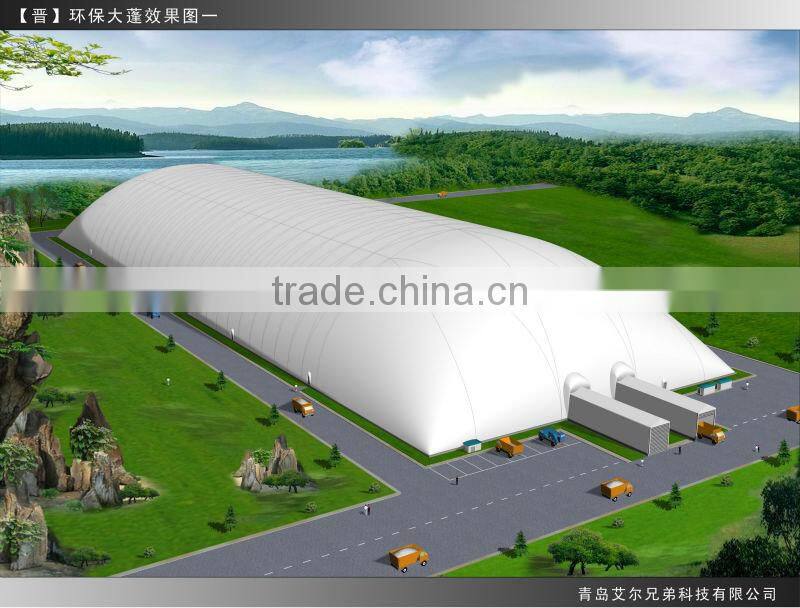 very large inflatable membrane structure, sports hall, exhibition hall outdoor