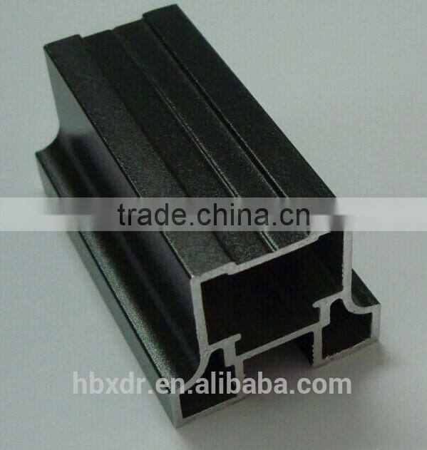 wire drawing /sandblasting / powder coated bronze anodized surface treatment aluminium profiles