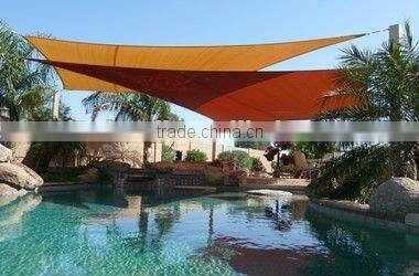 100% HDPE net UV Block breathable fabric Rectangle Shade Sail