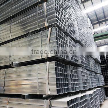 25*50*1.0mm pre galvanized steel pipe rectangular profile