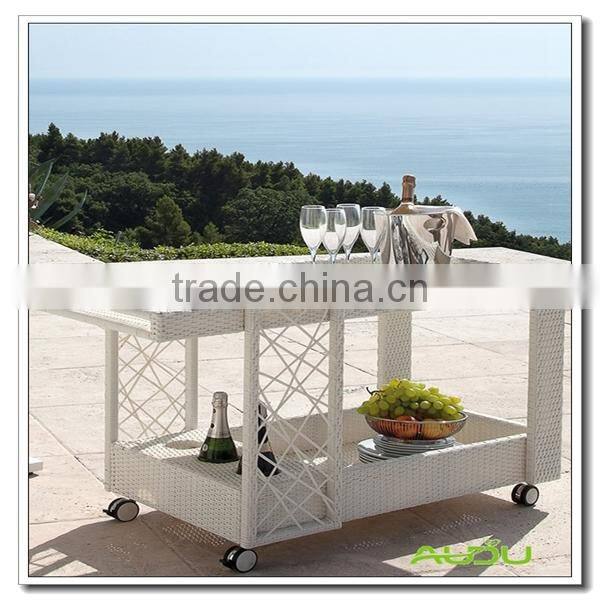 Beach Cart/Rattan Wine Food Outdoor Beach Cart