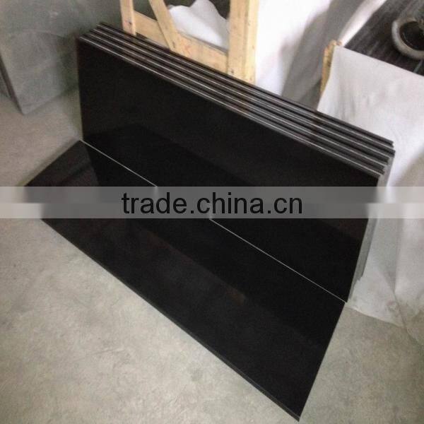 Cheap good quality mongolia black granite climbing stone stairs