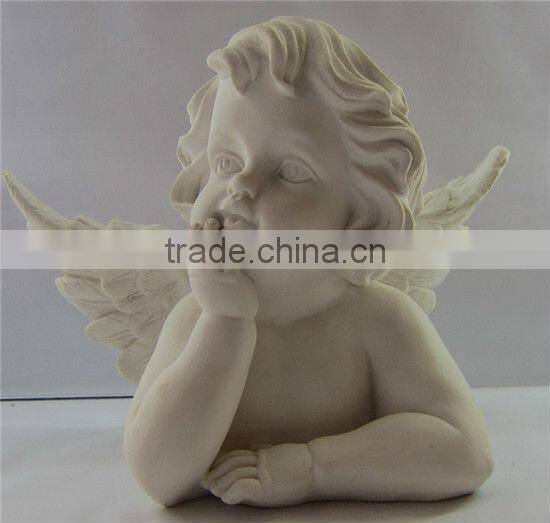 Decorate sitting mini angel statue