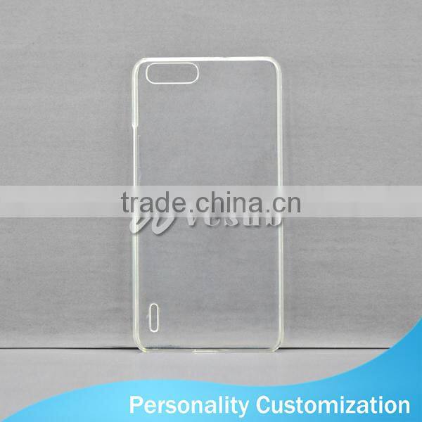 Wholesale Custom Design Light Weight Bulk 3D Clear Blank Sublimation Plastic Mobile Phone Case For Huawei Honor 6