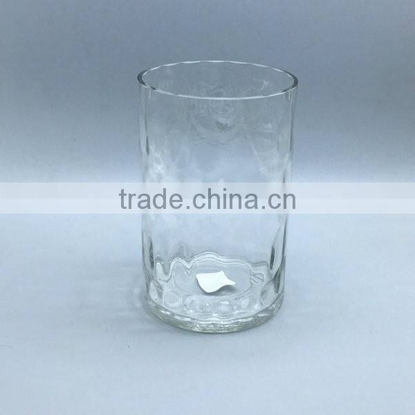 delicate pit glass vase