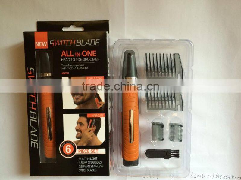 Switch blade Hair Trimmer All in One Head To Toe Groomer