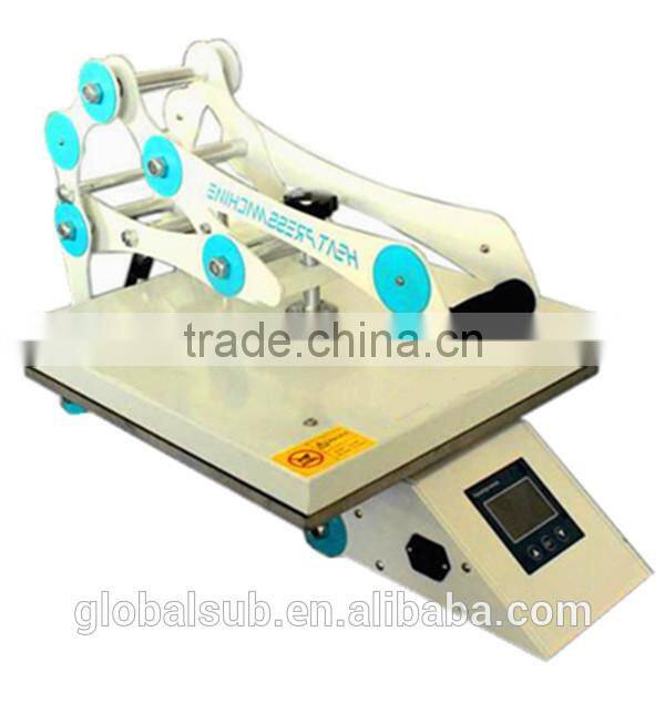Flatbed t shirt digital printing machine heat press machine