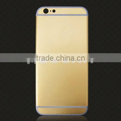 Original 24k gold for iphone 6/plus matt finish housing back cover for apple,24k for iphone 6 gold housing