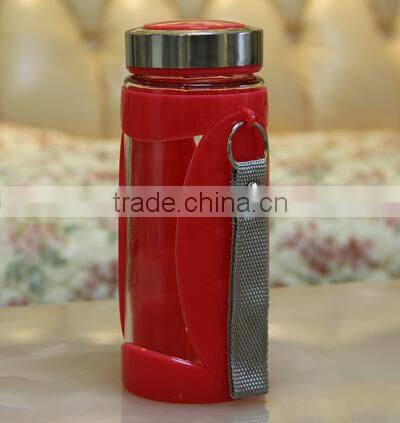 Supply fashion creative quality plastic cement apple glass office Cup / mug (350ml)