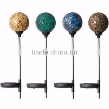 12-PC SUNSET SOLAR MOSAIC BALL (PDQ) Light