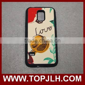 2d sublimation mobile phone blank case for samsung S5, blank phone case