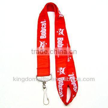 Silk Screen Printing Polyester Lanyard Strap with buckle