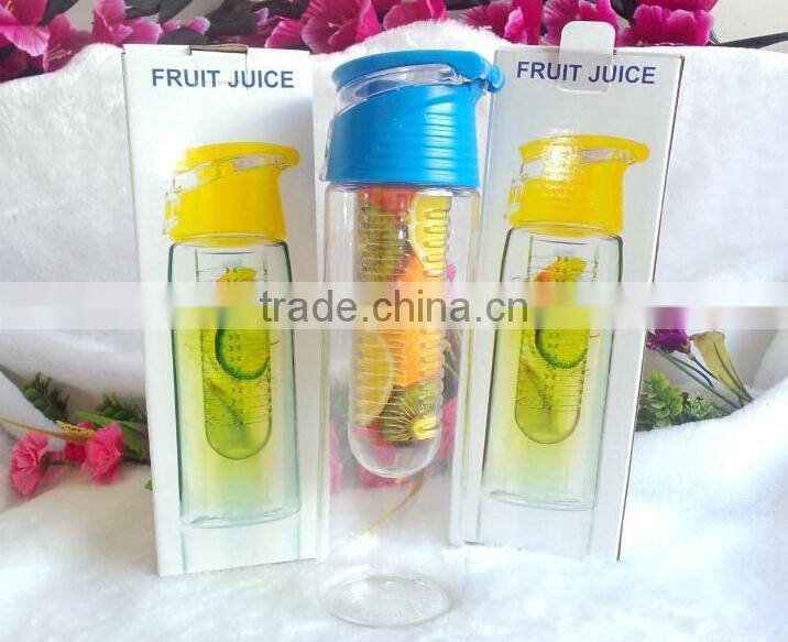 BPA free 750ml water bottle sport plastic water bottle